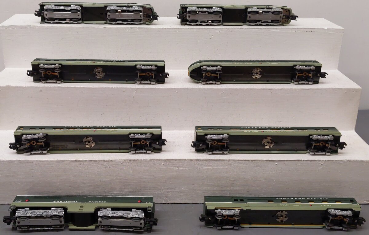 American Flyer 6-49602 Northern Pacific PA-1 S Gauge Diesel Passenger Train Set EX/Box