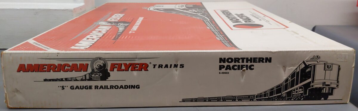 American Flyer 6-49602 Northern Pacific PA-1 S Gauge Diesel Passenger Train Set EX/Box