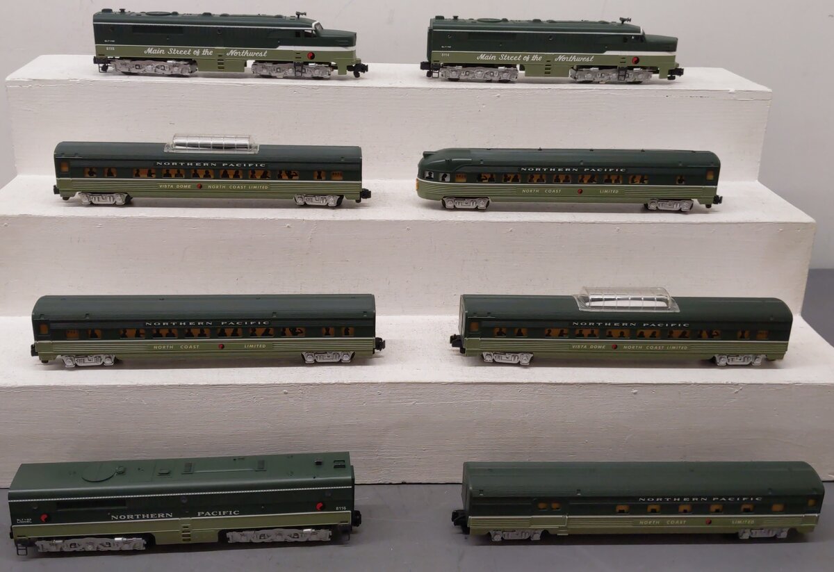 American Flyer 6-49602 Northern Pacific PA-1 S Gauge Diesel Passenger Train Set EX/Box