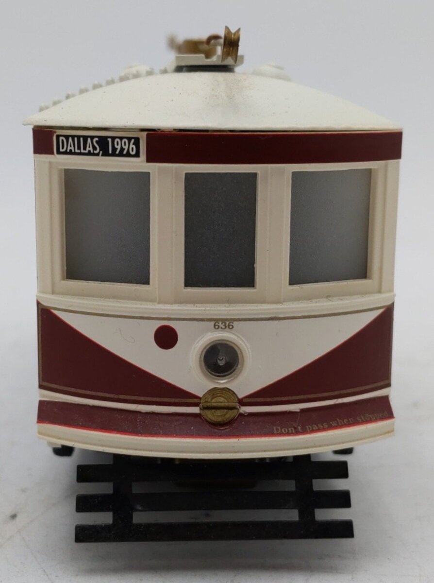 Bowser 636 O Gauge TCA 42nd Conventional McKinney Avenue Birney Trolley - 3 Rail EX
