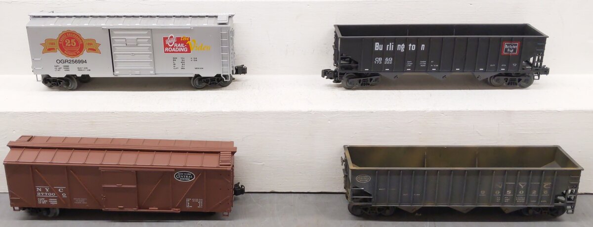 Weaver O Gauge Custom Freight Cars #256994,905026,277000,173222 [4] VG