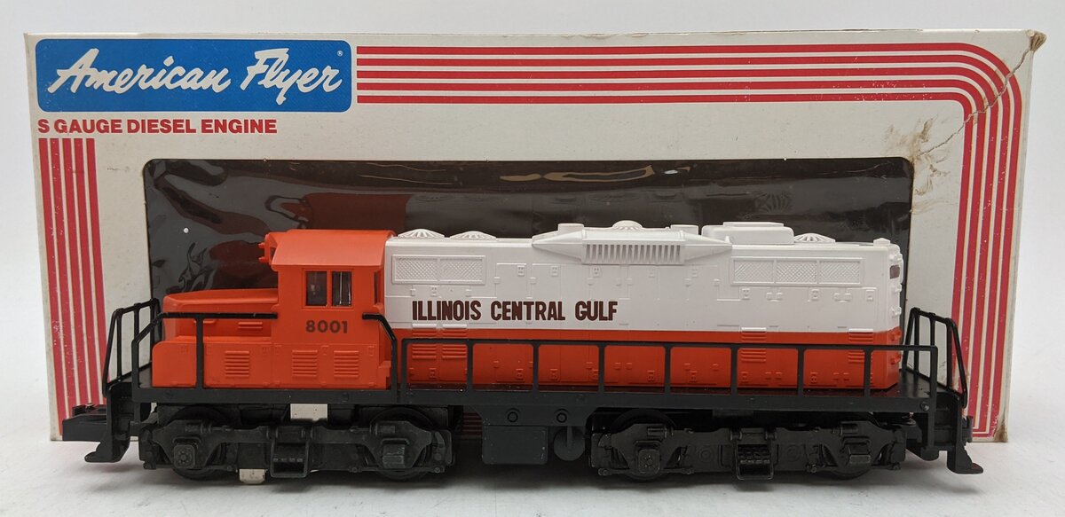 American Flyer 6-48001 S Gauge Illinois Central GP-20 Diesel Locomotive EX/Box