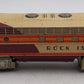 Unique Art MFG O Vintage Rock Island Diesel Electric Engine #2000 VG