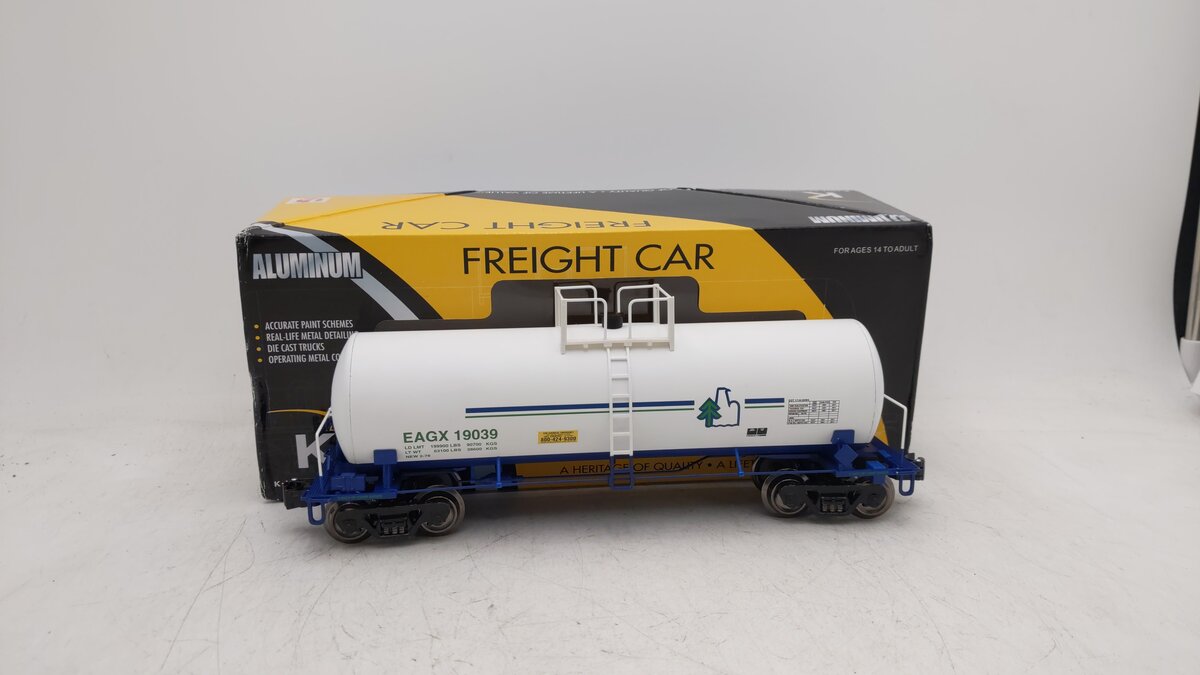 Lionel 6-22296 Eaglebrook 43' Aluminum Tank Car NIB