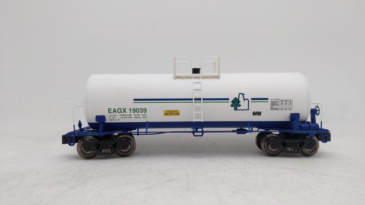 Lionel 6-22296 Eaglebrook 43' Aluminum Tank Car NIB