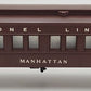 Lionel 2625 Vintage O Lionel Lines Manhattan Heavyweight Irvington Passenger Car VG