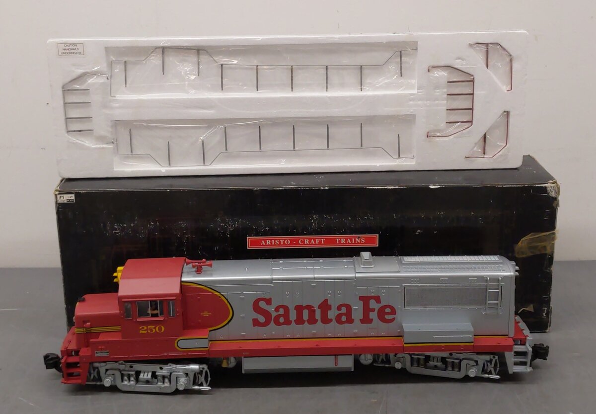 Aristo-Craft  ART-22110 G ATSF GE U-25B Diesel Locomotive #250 EX/Box