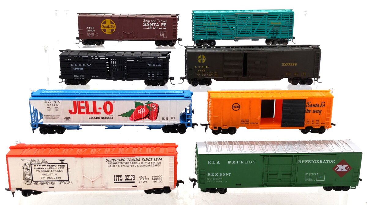 Tyco & Other HO Scale Assorted Freight Cars [8] EX