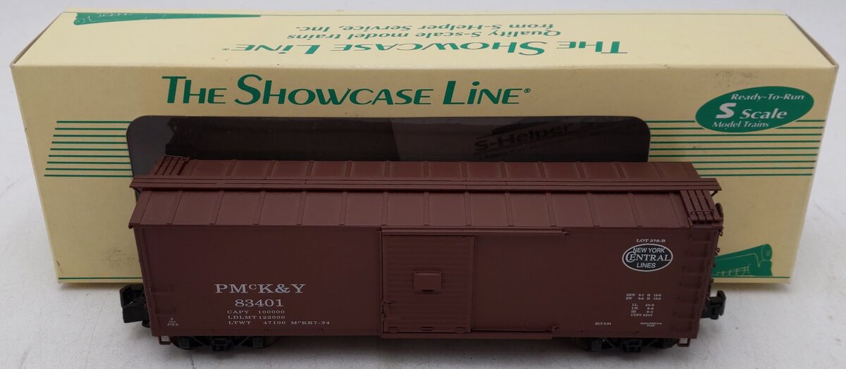 S-Helper Service 00130 S Scale NYC Rebuilt Steel Xm Boxcar (Hi-Rail) EX/Box