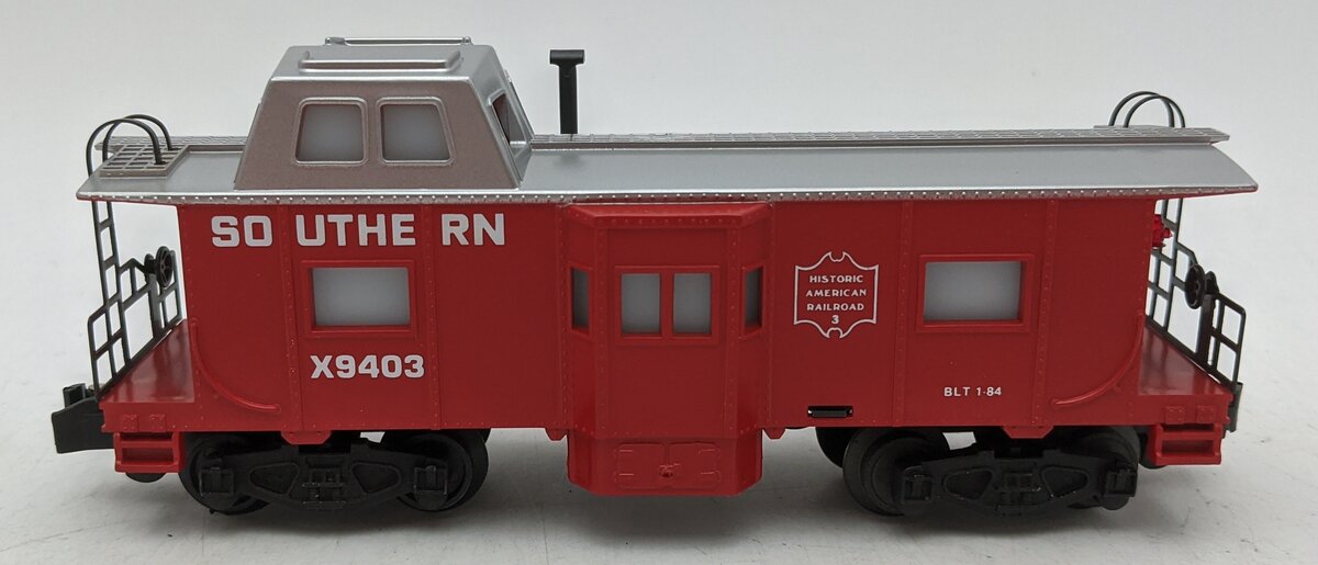 American Flyer 4-9403 S Gauge Southern Bay Window Illuminated Caboose EX/Box