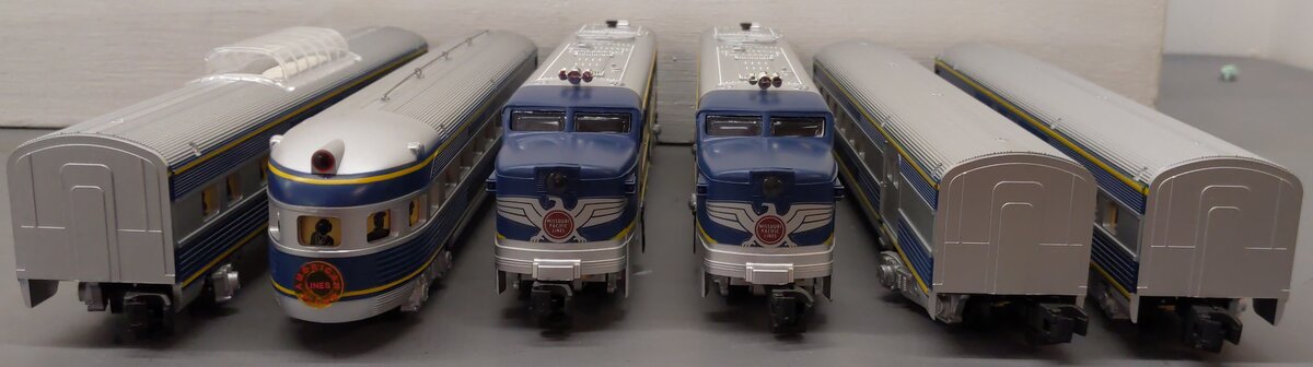 American Flyer 6-49601 S Missouri Pacific PA-1 Passenger Set EX/Box