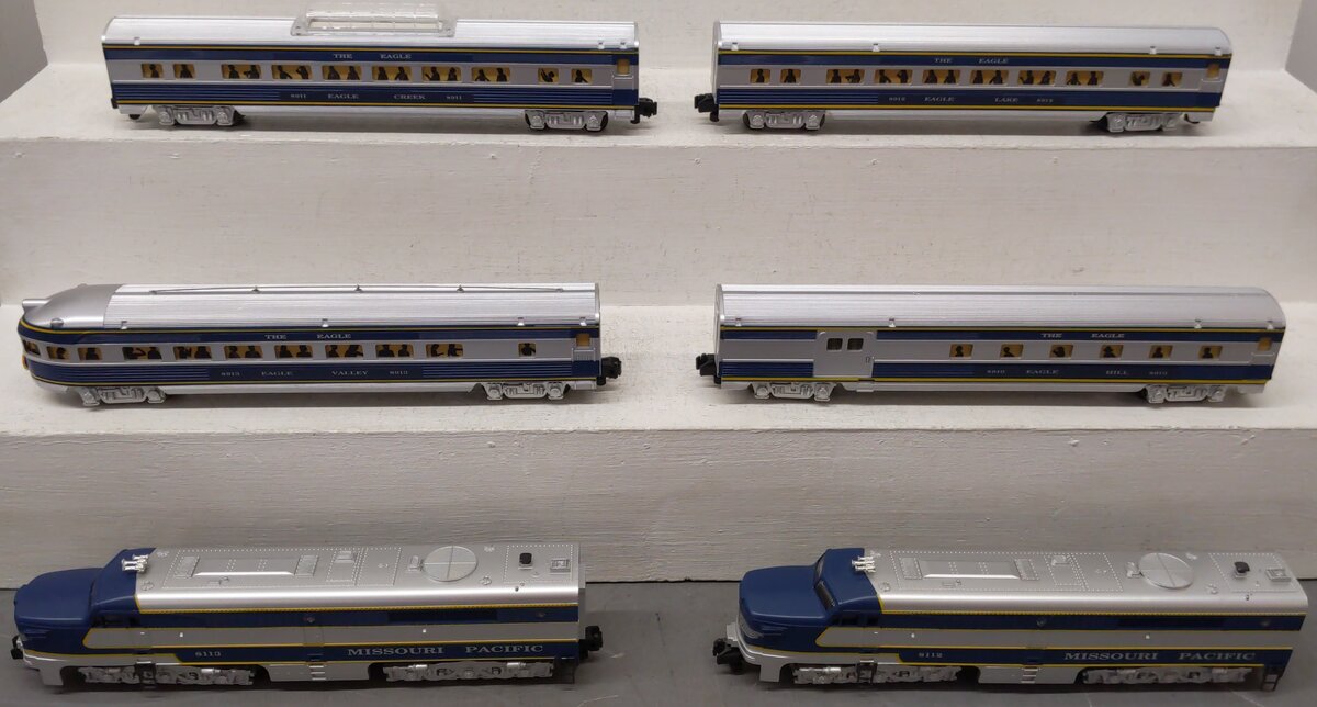 American Flyer 6-49601 S Missouri Pacific PA-1 Passenger Set EX/Box