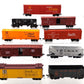 Tyco & Other HO Scale Assorted Freight Cars [9] VG