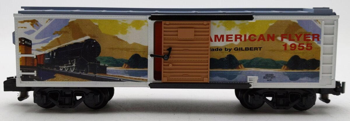 American Flyer 6-48390 S Scale 1955 Catalog Art Boxcar EX/Box