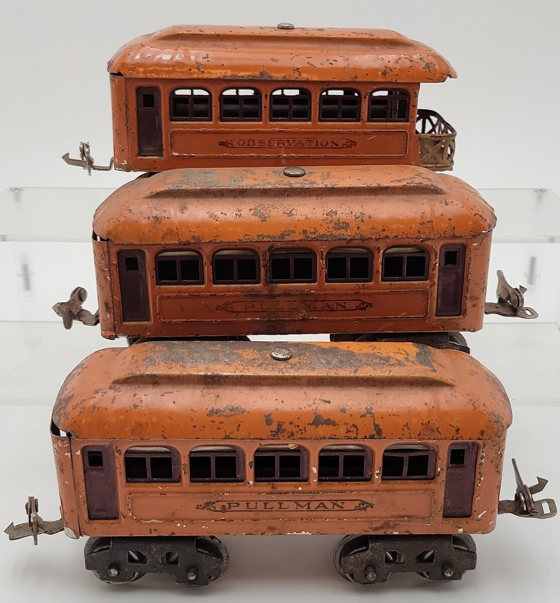 Lionel Prewar O Tinplate Passenger Cars 603, 604 [3]
