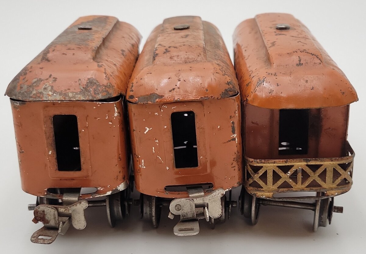 Lionel Prewar O Tinplate Passenger Cars 603, 604 [3]