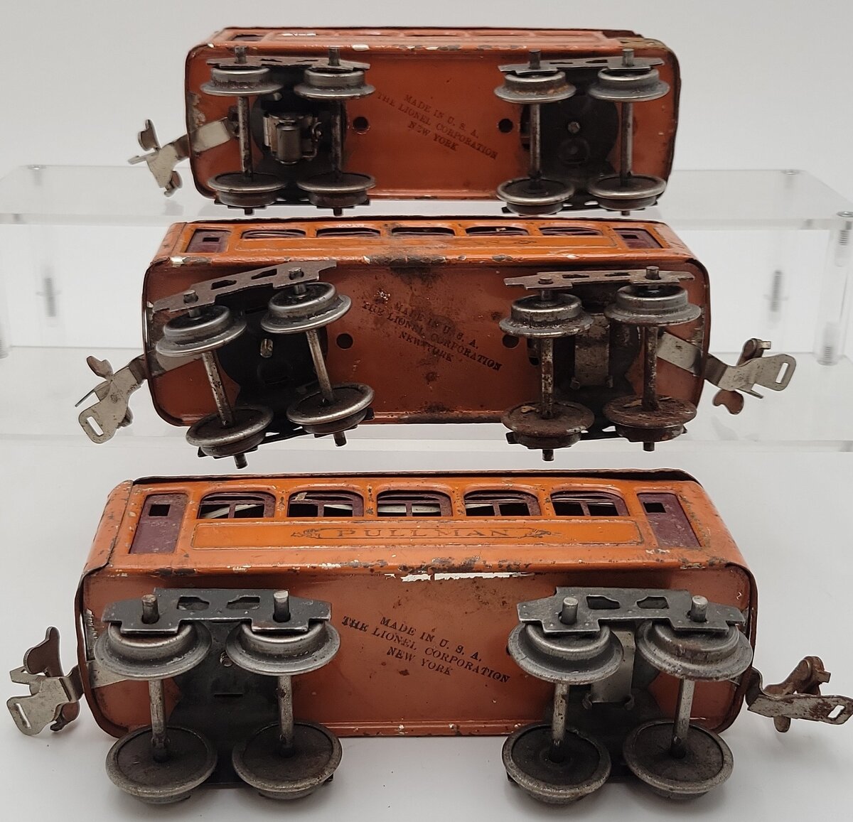 Lionel Prewar O Tinplate Passenger Cars 603, 604 [3]