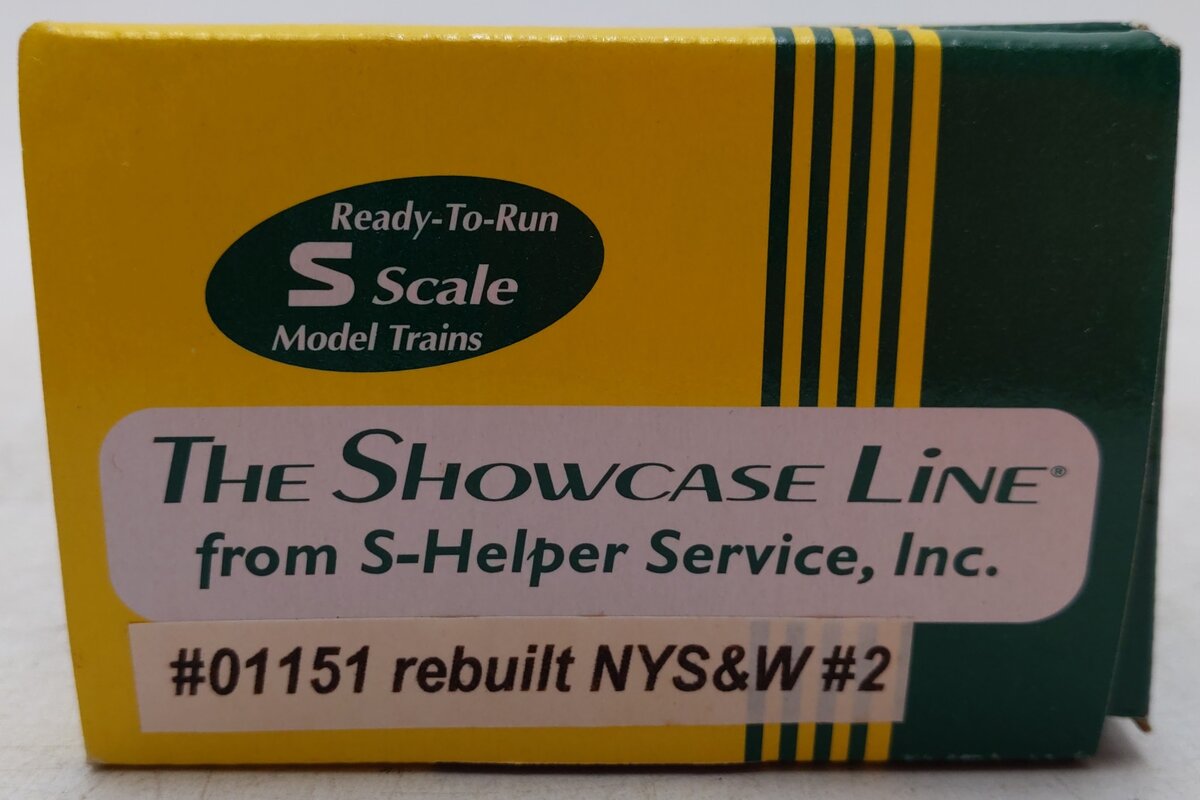 S-Helper 01151 S Gauge NYSW "Ship with Susie-Q" Single Door Boxcar #521 EX/Box
