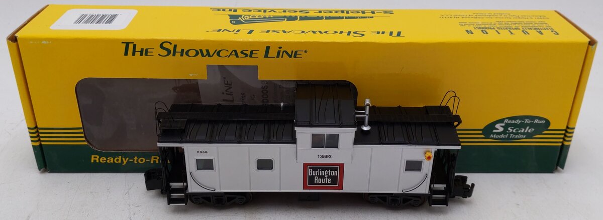 S-Helper 01264 S Scale CB&Q Caboose #13602 EX/Box