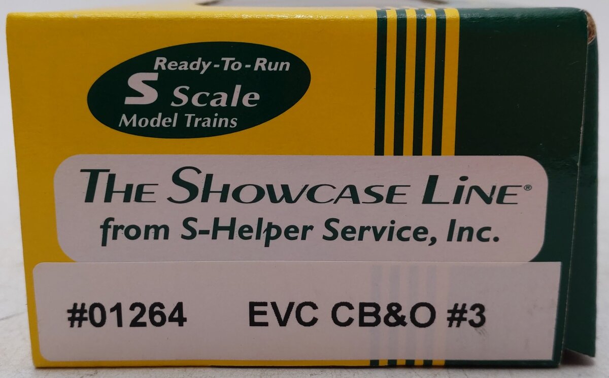 S-Helper 01264 S Scale CB&Q Caboose #13602 EX/Box