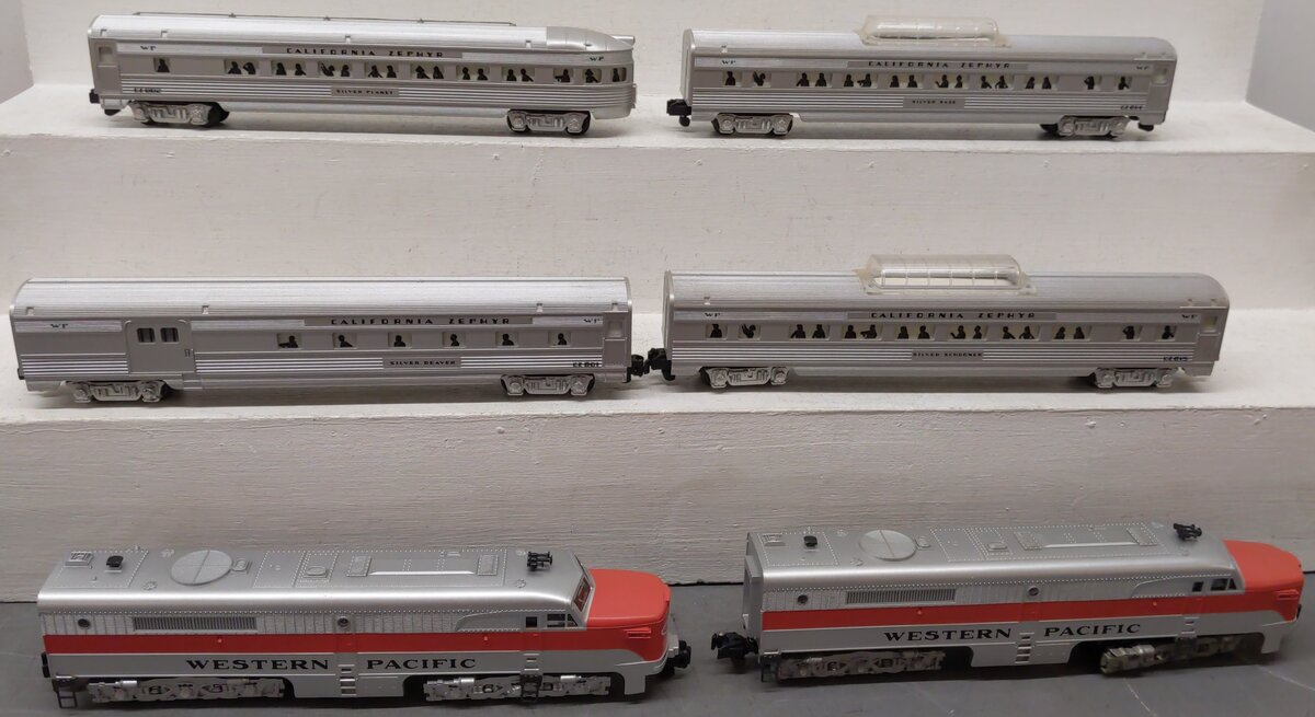 American Flyer 6-49604 S Gauge Western Pacific PA-1 Diesel Passenger Train Set EX/Box