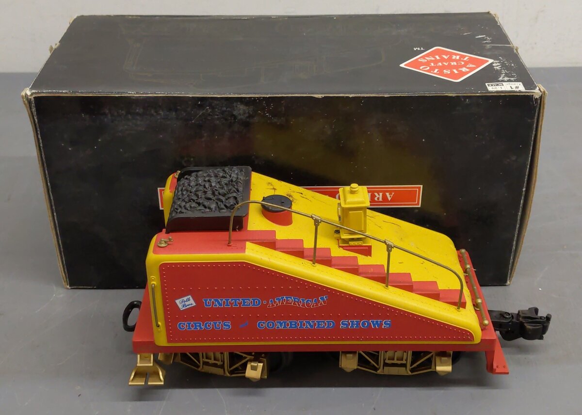 Aristo-Craft 21326 G United-American Circus 0-4-0 Tender VG/Box
