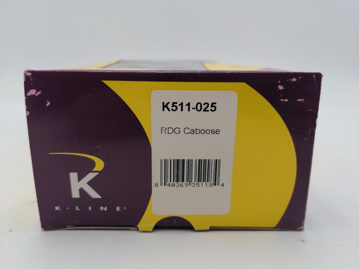 K-Line K511-025 S Gauge Reading Caboose #4101 EX/Box