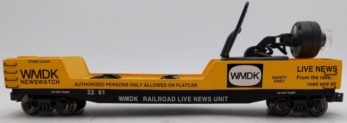 K-Line K705-7401 O Gauge WMDK TV Camera Car with Surveillance Camera EX