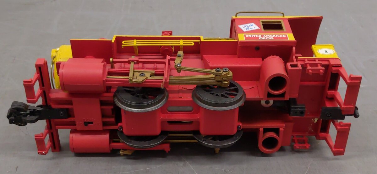 Aristo-Craft 21326 G United-American Circus 0-4-0 Steam Locomotive Engine VG/Box