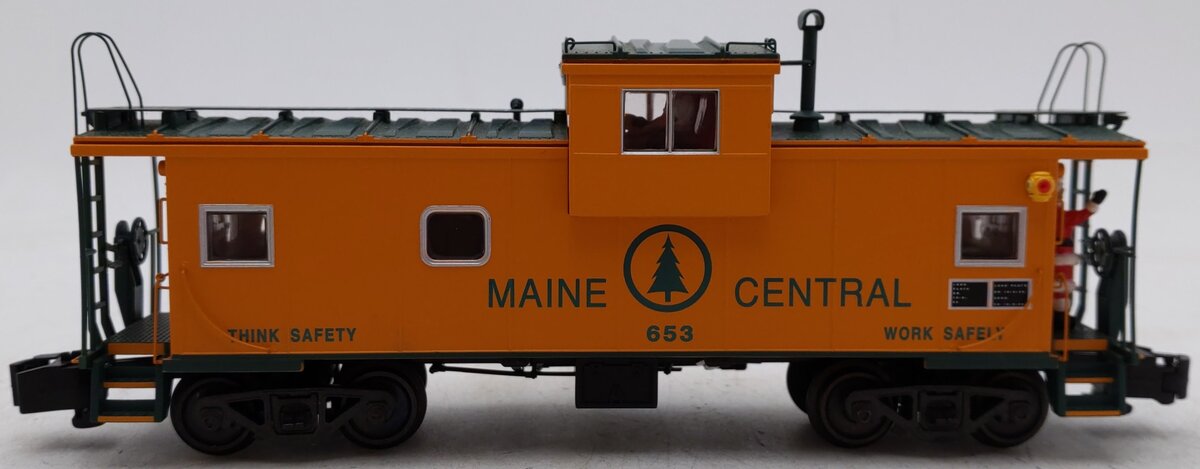 S-Helper Service 00268 S Gauge Maine Central Christmas Caboose #653 EX/Box