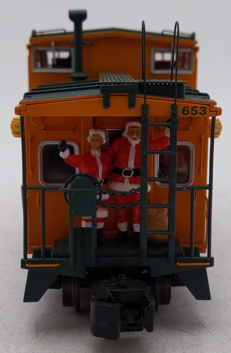 S-Helper Service 00268 S Gauge Maine Central Christmas Caboose #653 EX/Box