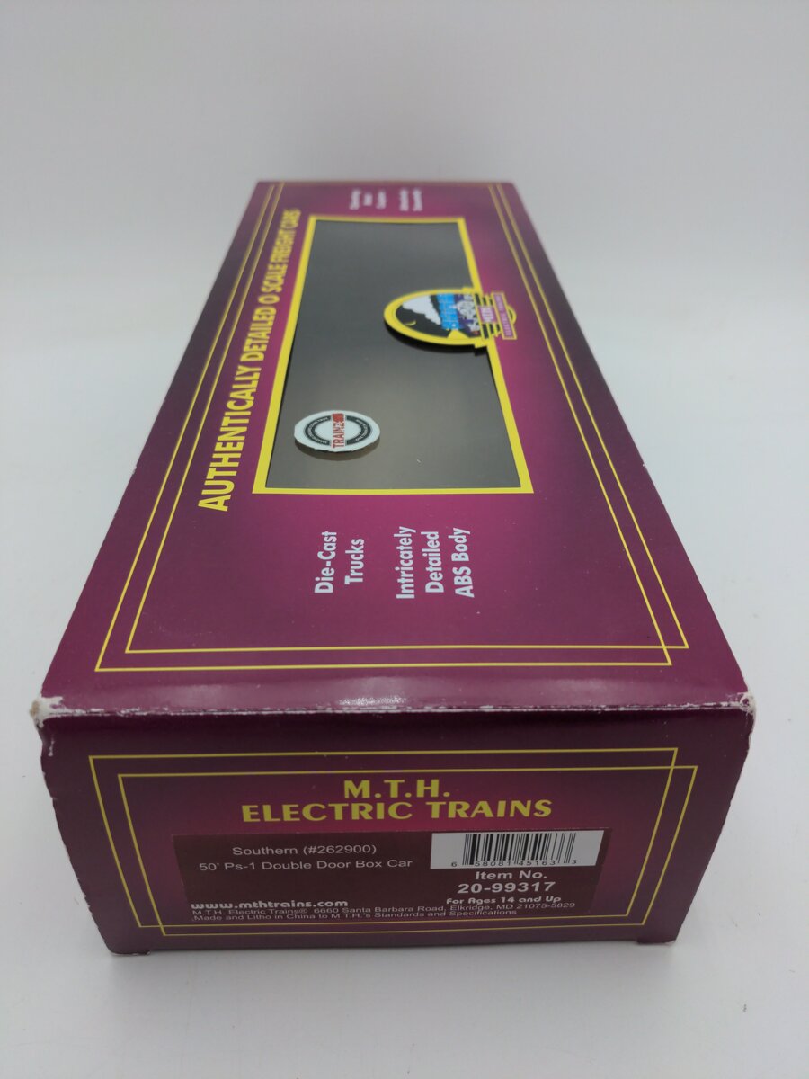 MTH 20-99317 O Southern Premier 50' PS-1 Double Door Box Car #262900 EX/Box