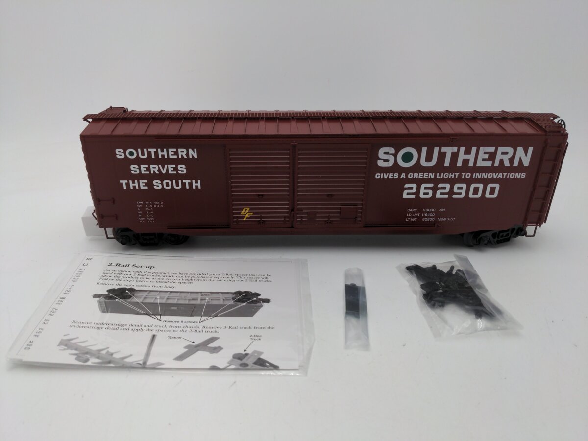 MTH 20-99317 O Southern Premier 50' PS-1 Double Door Box Car #262900 EX/Box