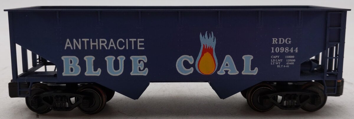 American Models 3273 S Reading Blue Coal 2-Bay Hopper #109844 EX/Box