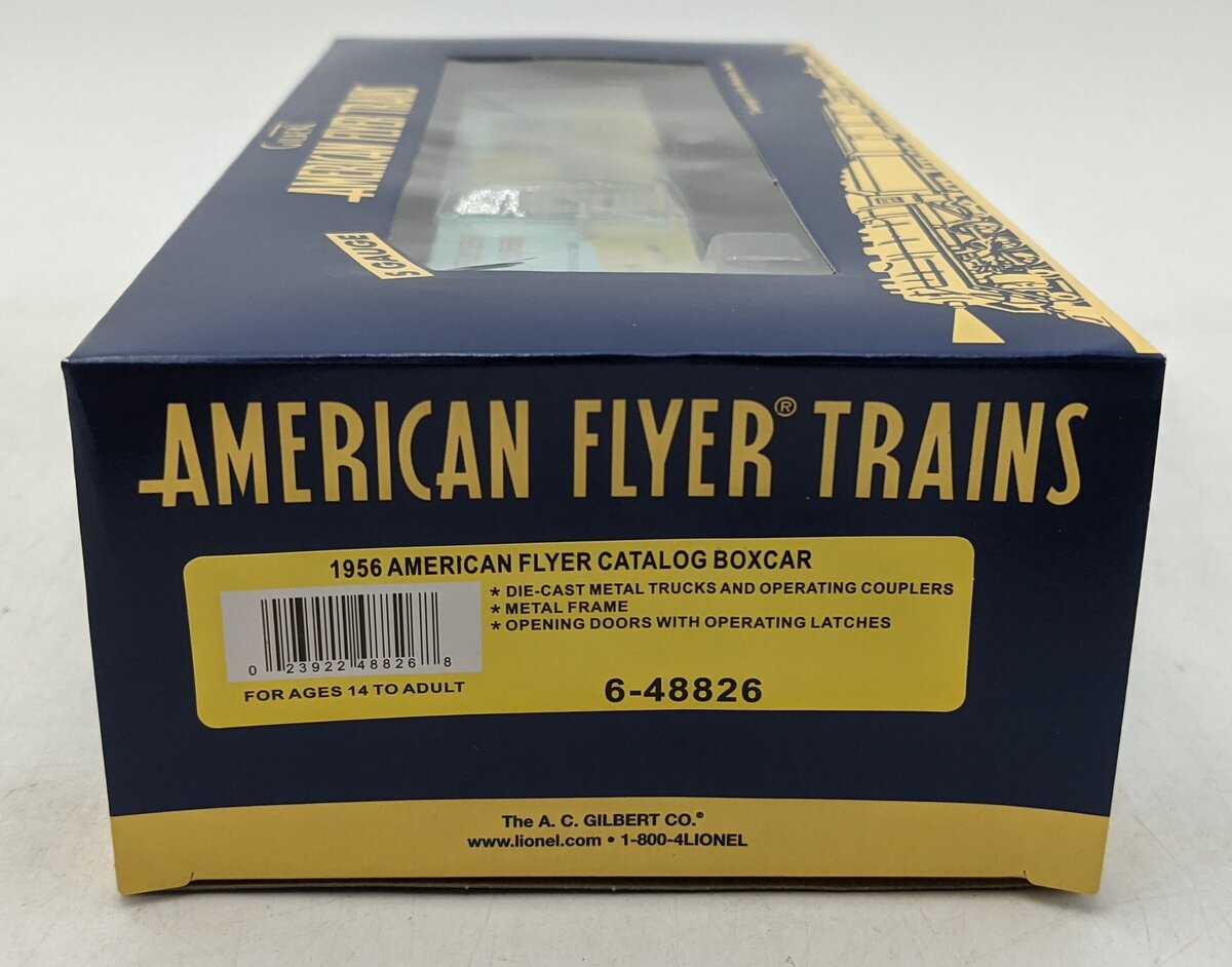 American Flyer 6-48826 S Gauge 1956 American Flyer Catalog Boxcar NIB