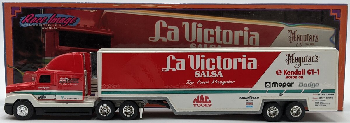 Ertl T102 1:64 Semi Tractor w/Van Trailer - La Victoria Salsa NIB