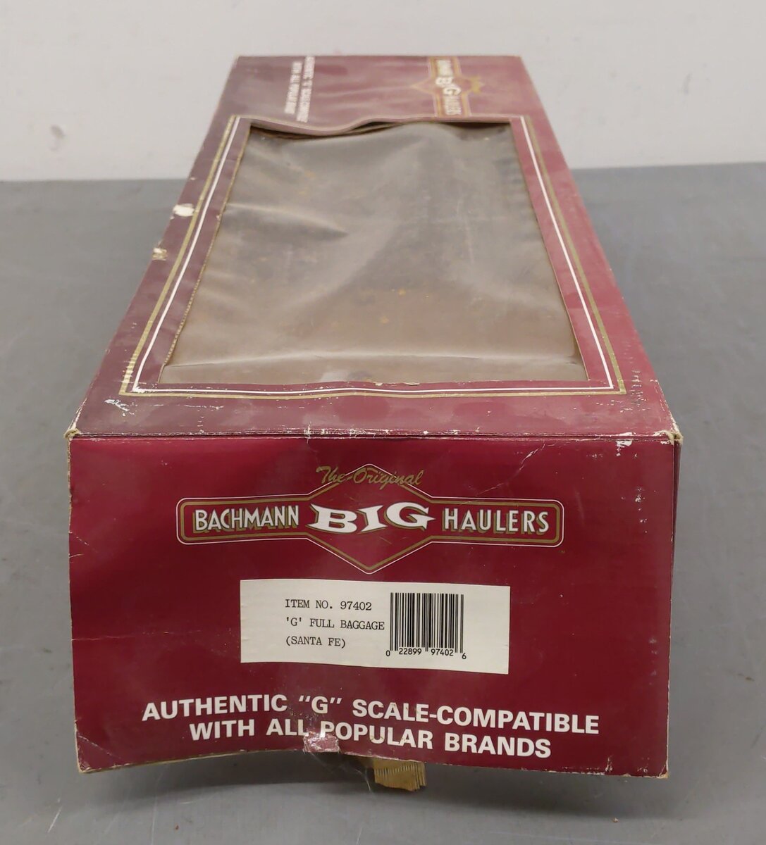Bachmann 97402 AT&SF Baggage Car (Metal Wheels) EX/Box