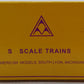 American Models 3273 S Gauge Reading Blue Coal 2-Bay Hopper #109837 EX/Box