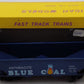 American Models 3273 S Gauge Reading Blue Coal 2-Bay Hopper #109837 EX/Box