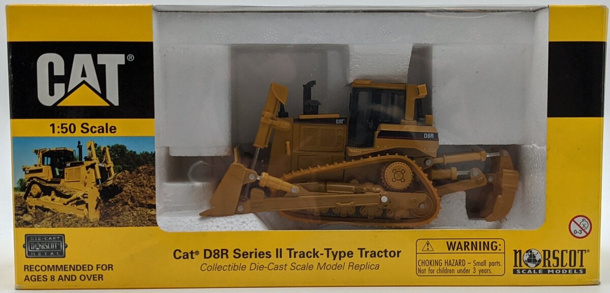 Norscot 55099 1:50 Caterpillar D8R Series II Track-Type Construction Tractor NIB