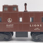 Lionel 6457 Vintage O SP Style Illuminated Caboose with Die-Cast Smokejack VG