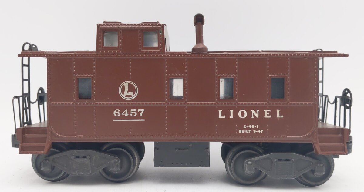 Lionel 6457 Vintage O SP Style Illuminated Caboose with Die-Cast Smokejack VG