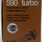 Conrad 2936 1:35 Case 590 Turbo Construction King Backhoe/Loader EX/Box