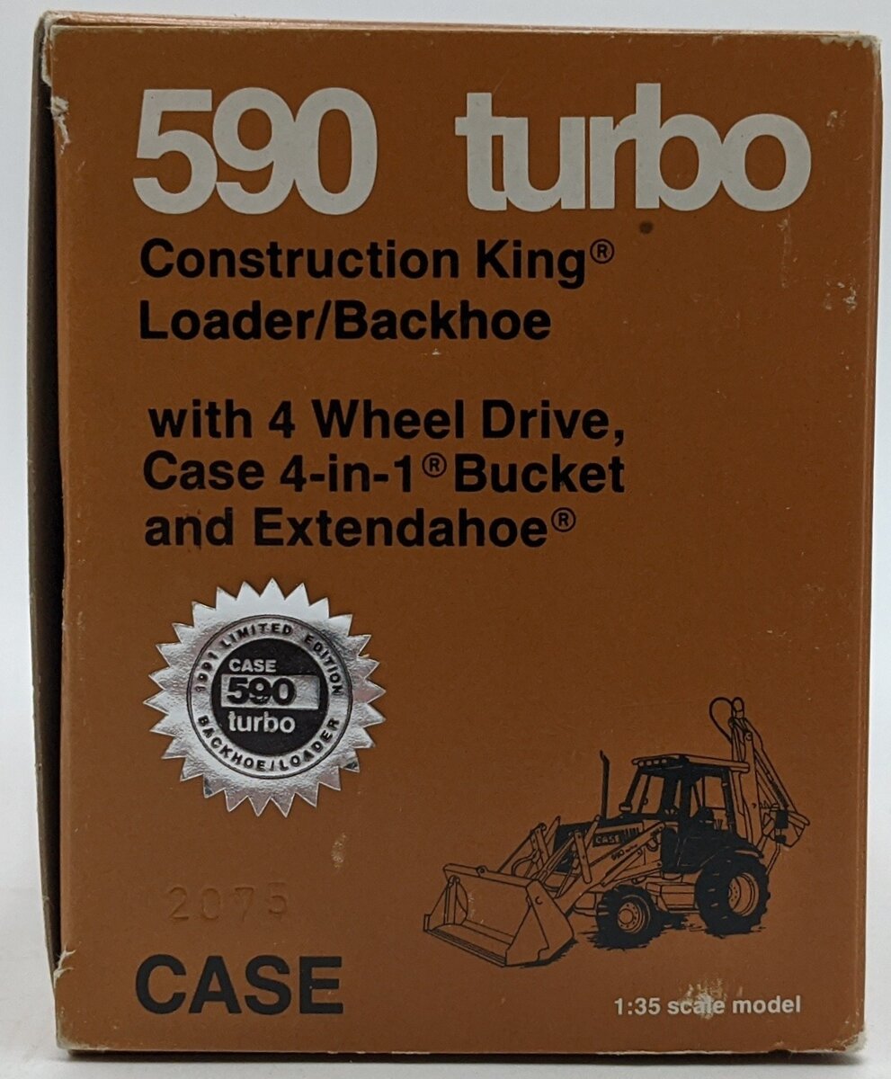 Conrad 2936 1:35 Case 590 Turbo Construction King Backhoe/Loader EX/Box