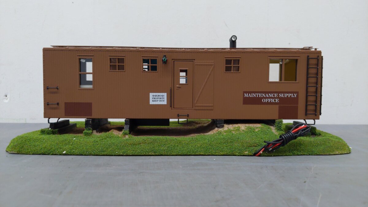 Lionel K-Line 6-21253 Operating Bunk Car Yard Office LN/Box