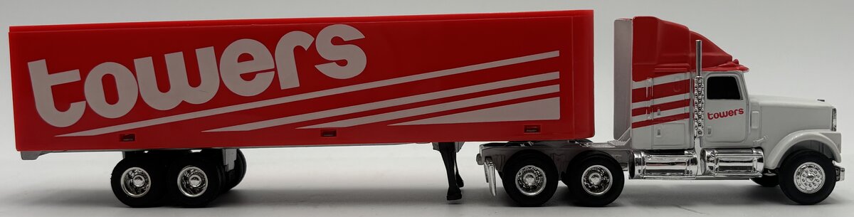 Ertl 9790 1:64 International Navistar Towers Semi Tractor w/Trailer EX/Box