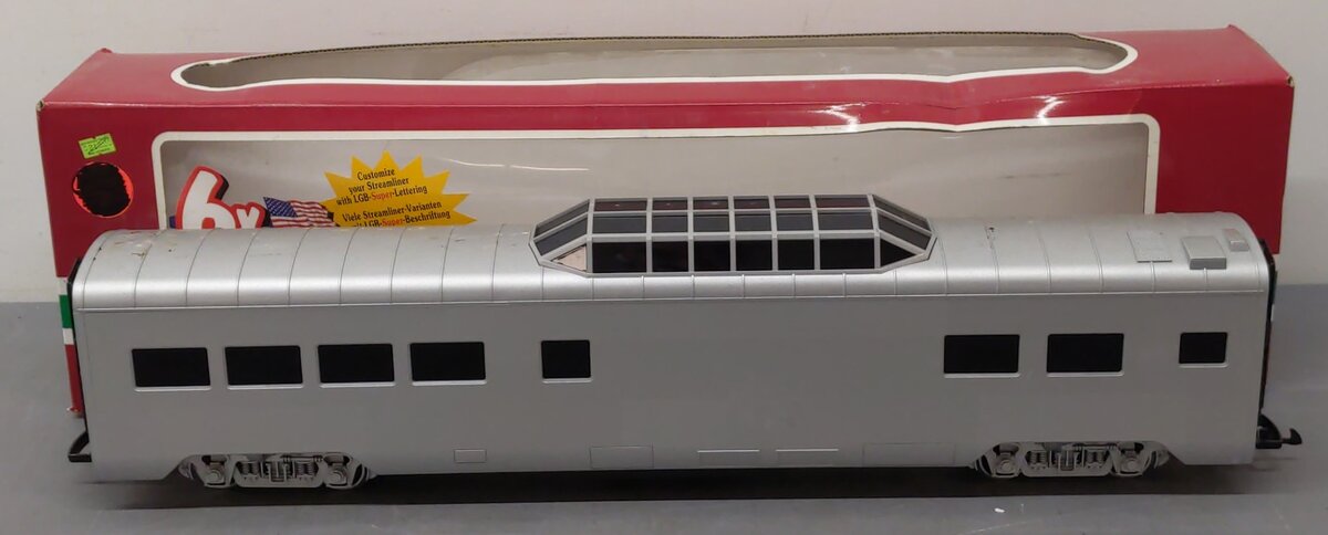 LGB 30580 Undecorated Vista Dome Car - Metal Wheels VG/Box