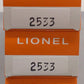Lionel Vintage O Lionel Lines Aluminum Passenger Cars 2533, 2534 [3] VG