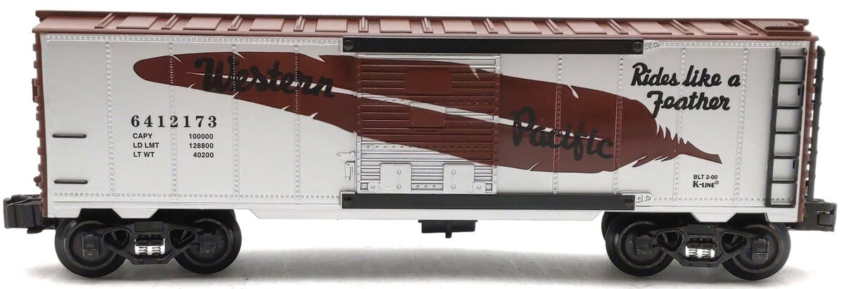 K-Line K641-2173 O Gauge Western Pacific Boxcar LN/Box