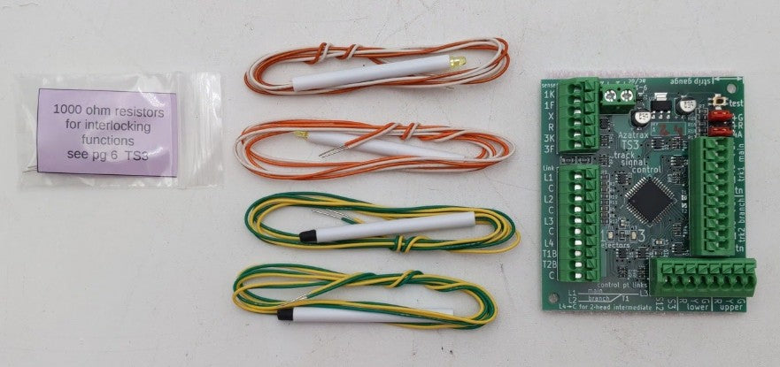 Azatrax TS3 Track Signal Control -Single Track Junction Kit LN